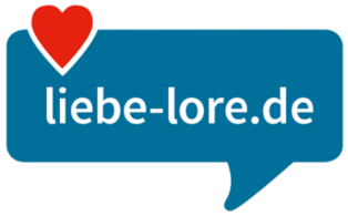 Logo mit Schriftzug liebe lore